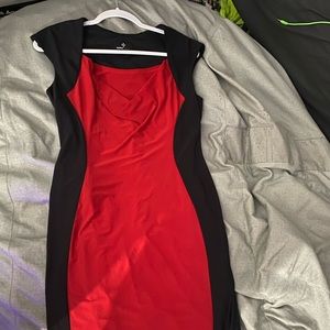 Black and Red Formal Dress